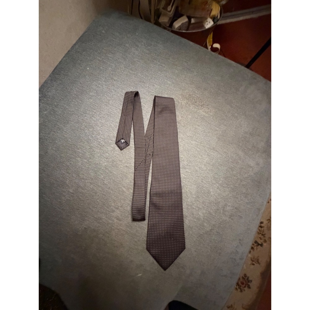 Polo Ralph Lauren Silk Tie Navy Blue Pink‎ Polka Dot Hand Made Mens Necktie
